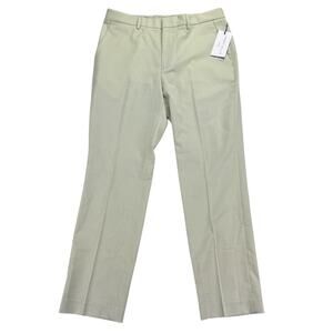 Perry Ellis Mens Modern Fit Stretch Essentials Dress Pants Sand Beige 32x30